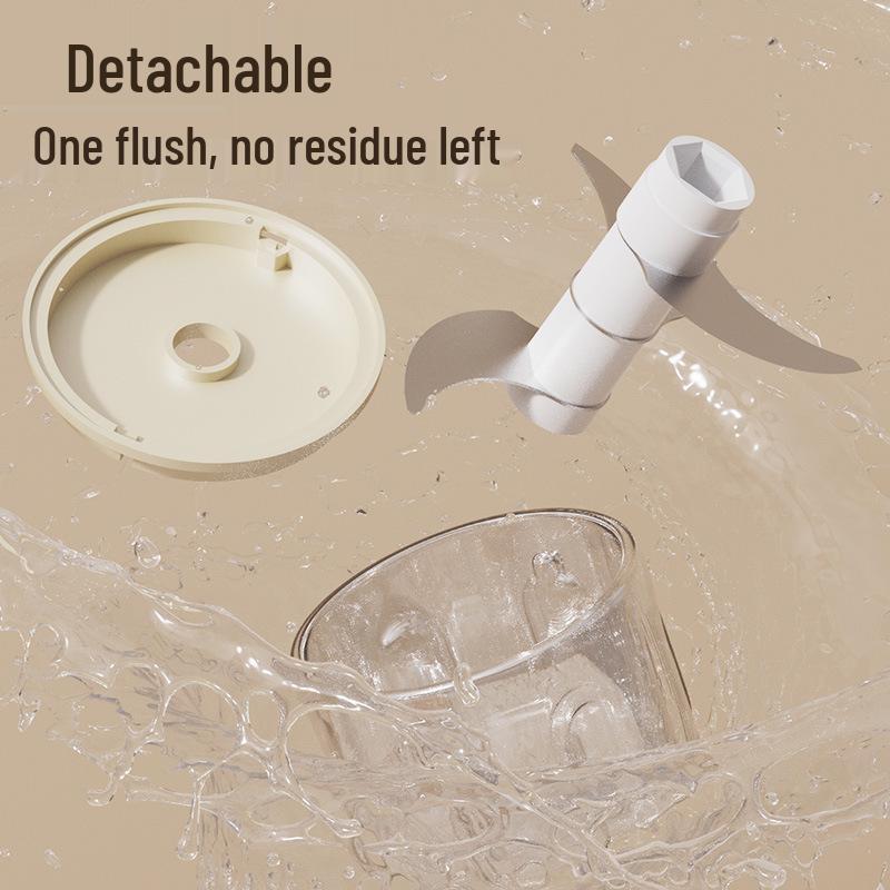 Rechargeable Mini Electric Garlic Masher & Baby Food Blender - Kitchen Utensil & Meat Grinder.