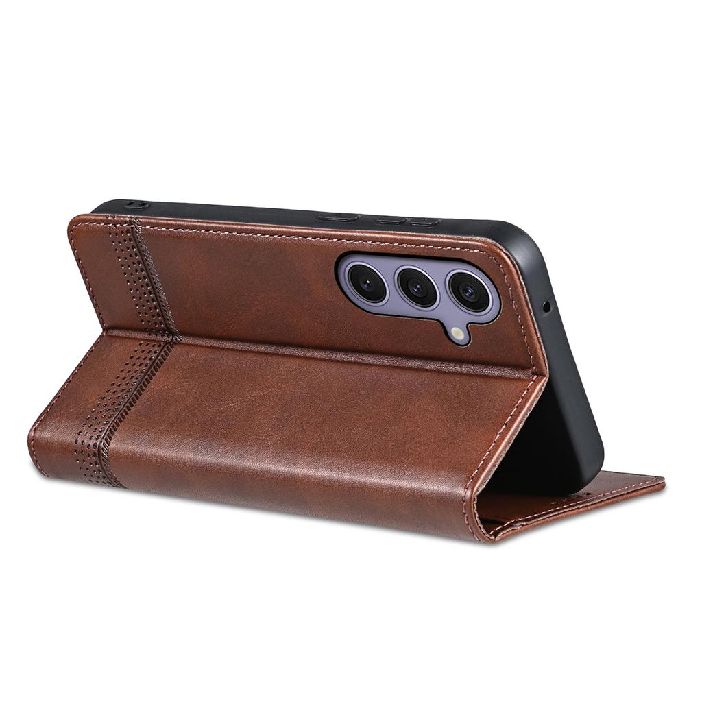 AZNS For Samsung Galaxy A17 5G/A17 4G/A26 5G Case Cowhide Texture PU Leather Wallet Phone Cover