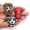Football Crocs Charms - Soft PVC Shoe Decorations & Accessories