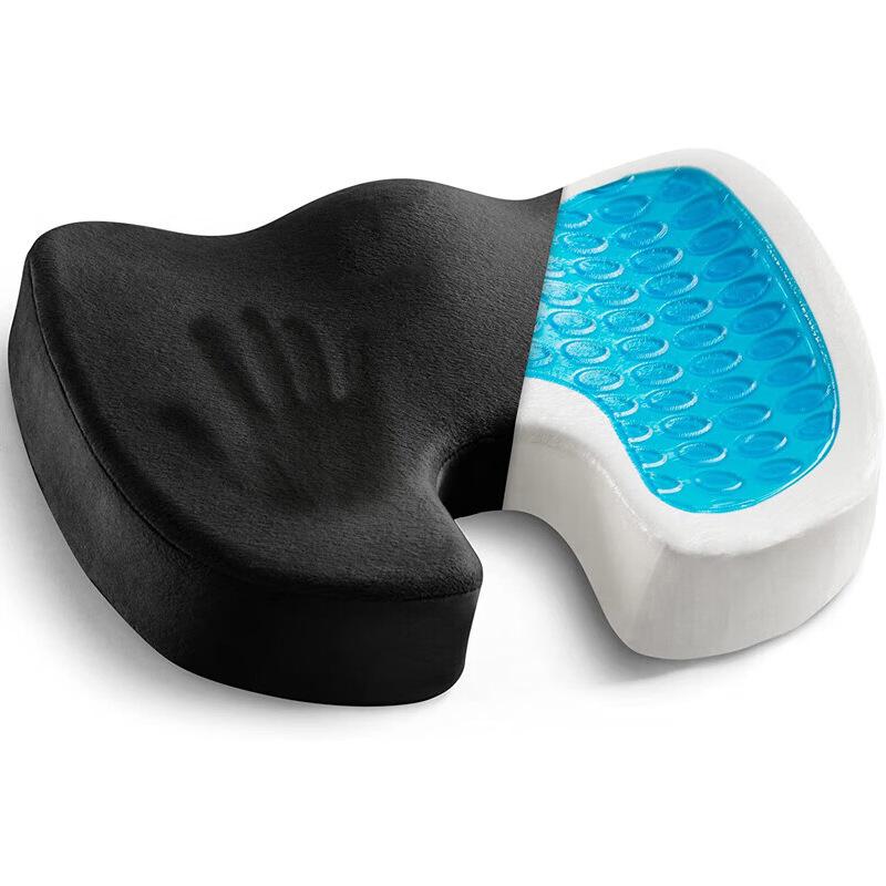 Gel Orthopedic Memory Cushion,U-shaped Seat Cushion for Home Office Coccyx Orthopedic Chair Cushion,Protect Healthy