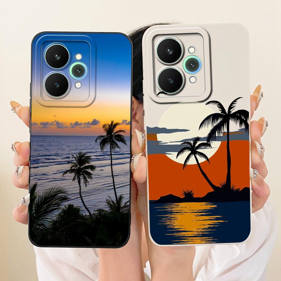 For Realme 15 Pro Case Realme15 RMX5106 Luxury Flowers Cartoon Cover Soft TPU Matte Phone Case For Realme 15T Realme15T 5G Shell
