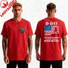Men DDay 82nd Anniversary 19442026 TShirt Normandy Honor History US Flag Soldier Print DoubleSided Casual Cotton Tee Tops