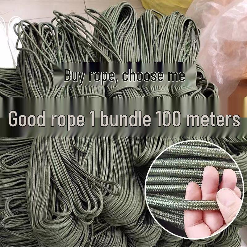 Strapazierfähiges militärgrünes Nylon-Polyester-Seil für den Außenbereich