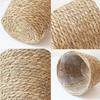 3Pcs Rattan Straw Woven Flower Pot Basket S/M/L Planter Baskets for Garden Terrace Balcony Home Furniture Decor