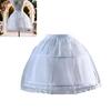 Flower Girl Wedding Petticoat 2 Hoop Crinoline Underskirt For Formal Occasion Dresses And Special Event Dressingup Props