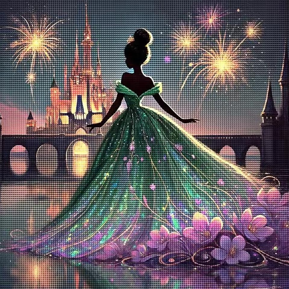 Disney Princesses Diamond Painting Kit 5D DIY Diamond Embroidery Cross Stitch Handmade Art Gift Crafts Home Decor