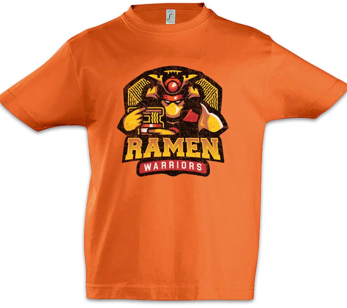 Ramen Warriors Kids Boys kids boys T-Shirt Instant Noodles Fun Ninja Bushido Samurai 140