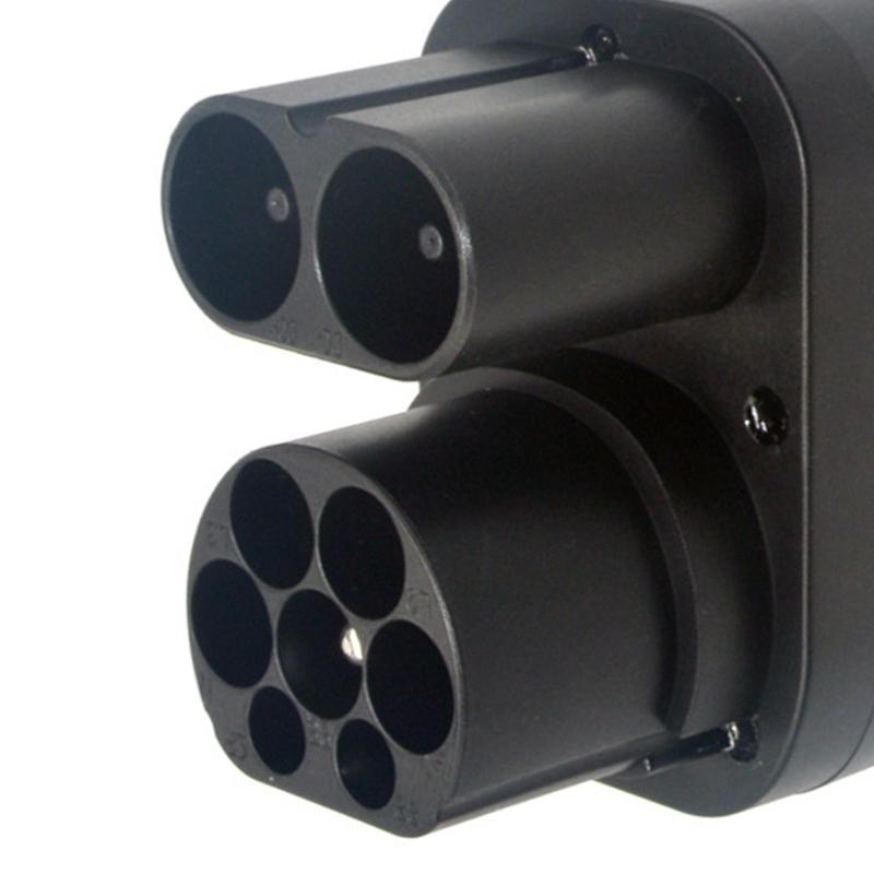 Effizienter CCS2-Adapter Vielseitiger CCS2-Ladeadapter Tragbarer Elektrofahrzeug-Ladegerät-Adapter Einfach zu bedienen für Auto