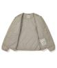 Snowpeak Apparel Recycled Quilted Cardigan Jacket (S24Wufpj02) Beige Gray