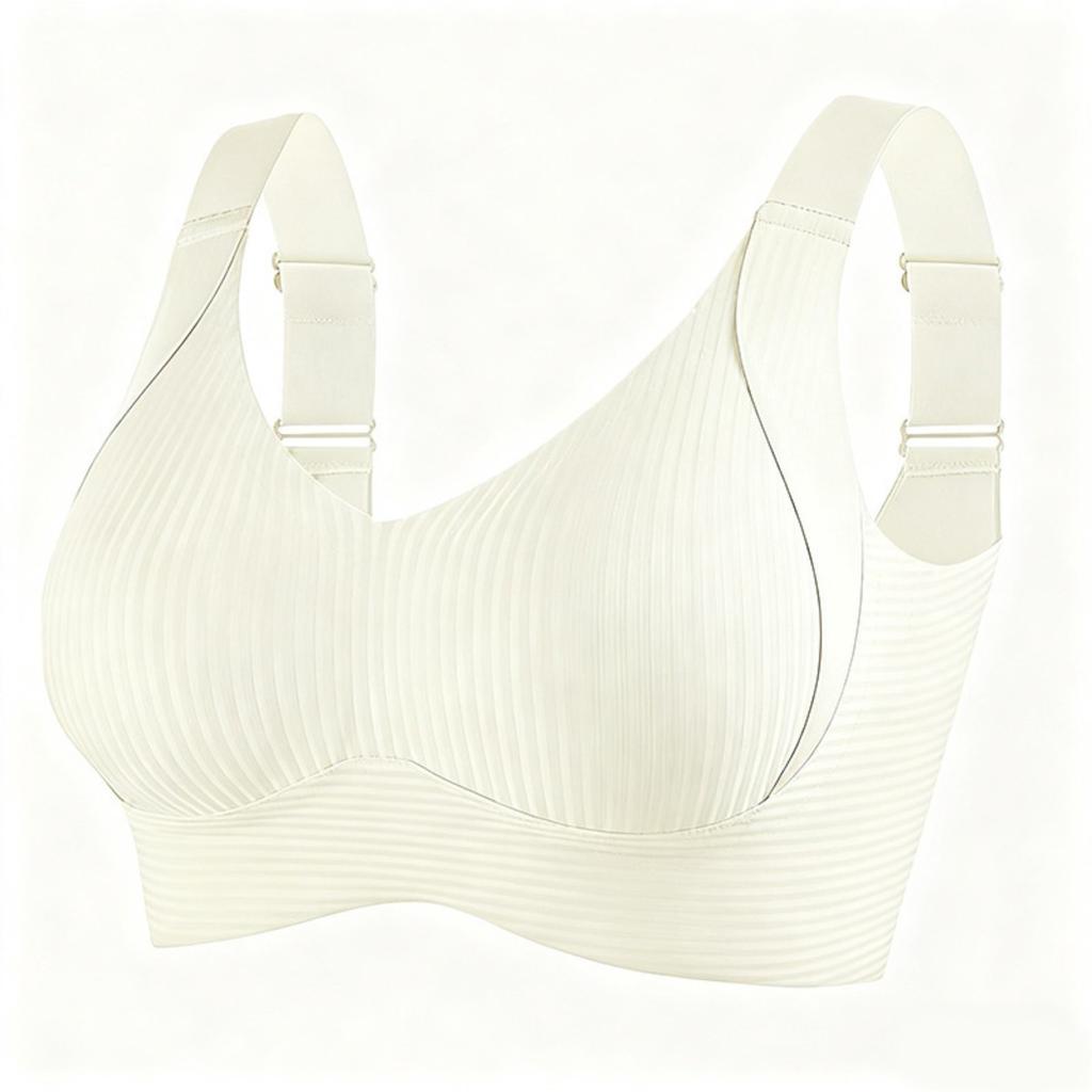 Women's Plus Size Full Coverage Bra - Minimizes Large Busts, Provides Strong Support, Ribbed Surface, Full-coverage Removable Pads, Lingerie