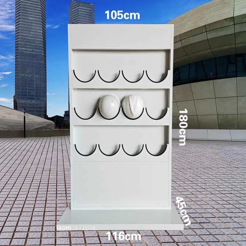 12-Position Galvanized Safety Helmet Storage Rack