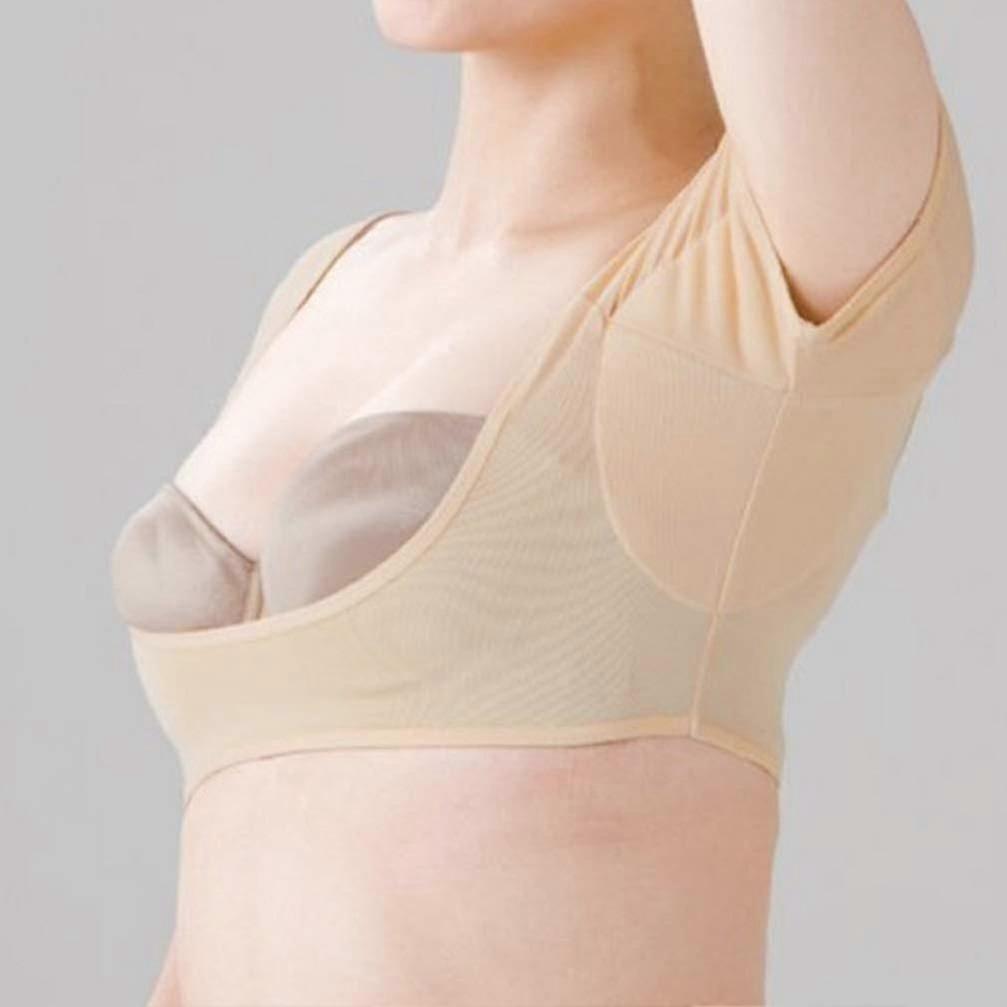 Vest Oksel Zweetpleister Schild Pads Voering Wasbaar Okselzweet Sneldrogende Mat Absorberende Beschermers Voor Vrouwen Dame