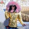 Women Warm Jackets Coats Thick Fur Hooded Zipper Long Sleeve Casual Fashion Winter S-4XL
