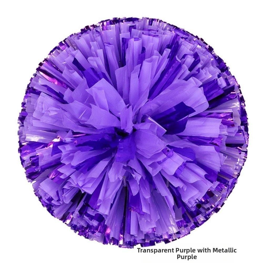 25cm Kids Game Pom Poms PET Come On Props Cheap Practical Cheerleading Multicolors Sports Match Vocal Ball Club Supplies