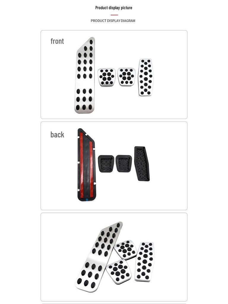 Opel Cruze Non-Slip Pedal Modification: Throttle, Brake, Rest Area Decor Accessories