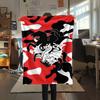 1Pc St George Dragons Print Flannel Blanket High Quality Warm Comfortable Cover for All Seasons Perfect for Gifts Home Decor