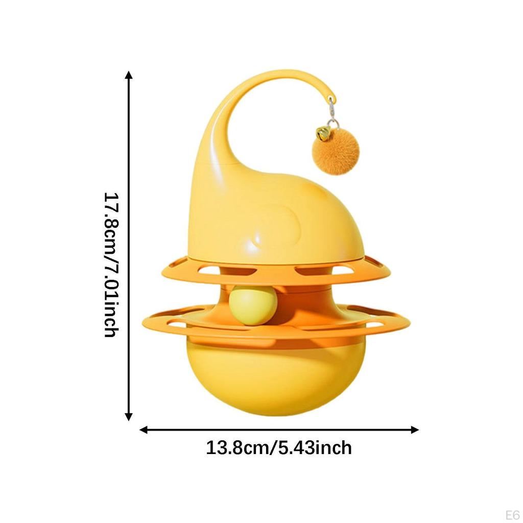 Cat Intelligence Toy Interactive Slow Food Dispensing Stable Furniture Protect Portable Unique