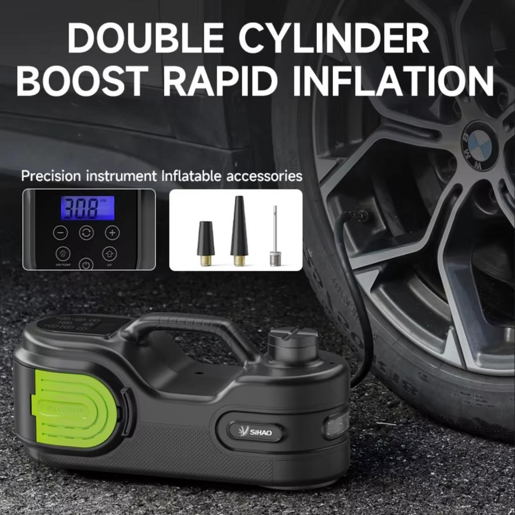 VEVOR Hydraulic Car Jack 12V 5T Digital Dual Pump+electric Wrench Set 450mm/dual Top 530mm, SUV Car Tire Replacement and Repair