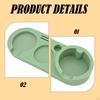 Coffee Tamper Holder Coffeeware Mat Support Base Rack for Bar