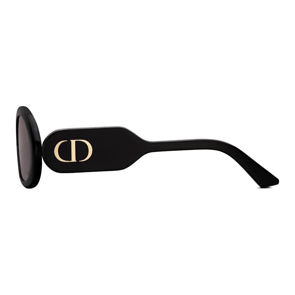 Dior Occhiali da sole rotondi Bobby R2U Occhiali da sole unisex Nero BOBYR2UXR-10A0