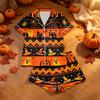 Women's Halloween Print Pajama Set Two-Piece Comfortable Sleepwear