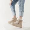 Wool Leather Velvet Snow Boots Women's Winter New Waterproof and Non-slip Thick-soled Thickened Fur Integrated Cotton Shoes Short Boots