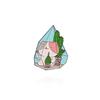 Cute Cat Star-Chasing Cactus Pillow Brooch