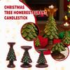Christmas Tree Candle Holder Home Restaurant Counter Desktop Christmas Atmosphere Christmas Decoration Candle Ornaments