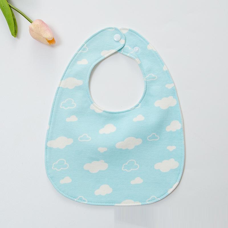 Thick Waterproof Baby Bib - Pure Cotton, Enlarged & Widened for Boys and Girls