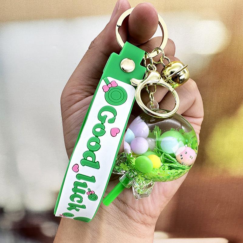 Liquid Quicksand Bottle, Lollipop, Cute Colored Beans, Keychain, Women'S Exquisite Schoolbag Pendant, Children'S Women'S Pendant, Small Gift.