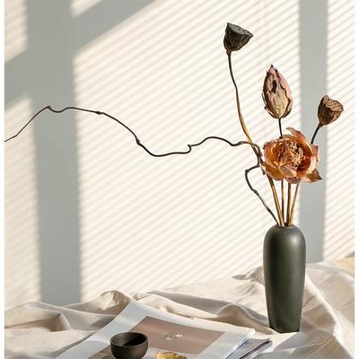 Small Ceramic Flower Vase Nordic Style, Minimalist Home Hotel Table Decor for Dry Fresh Flowers, Hydroponic Plant Pot