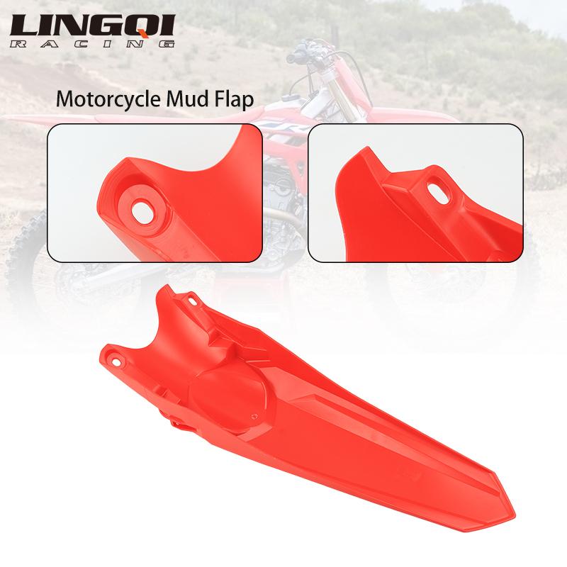 LINGQI RACING Rear Fender Wheel Splash Shield Fairing Accessories For CRF450 CRF450RX Pit Dirt Bike Motocross Motorbike