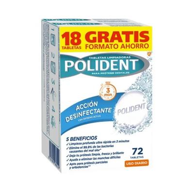 Tabletki czyszczące Polident 72 sztuki