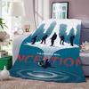 Classic Science Movie Nolan's works Inception Throw Lightweight 240g Flannel Blanket Soft Skin-friendly for Summer Cooling