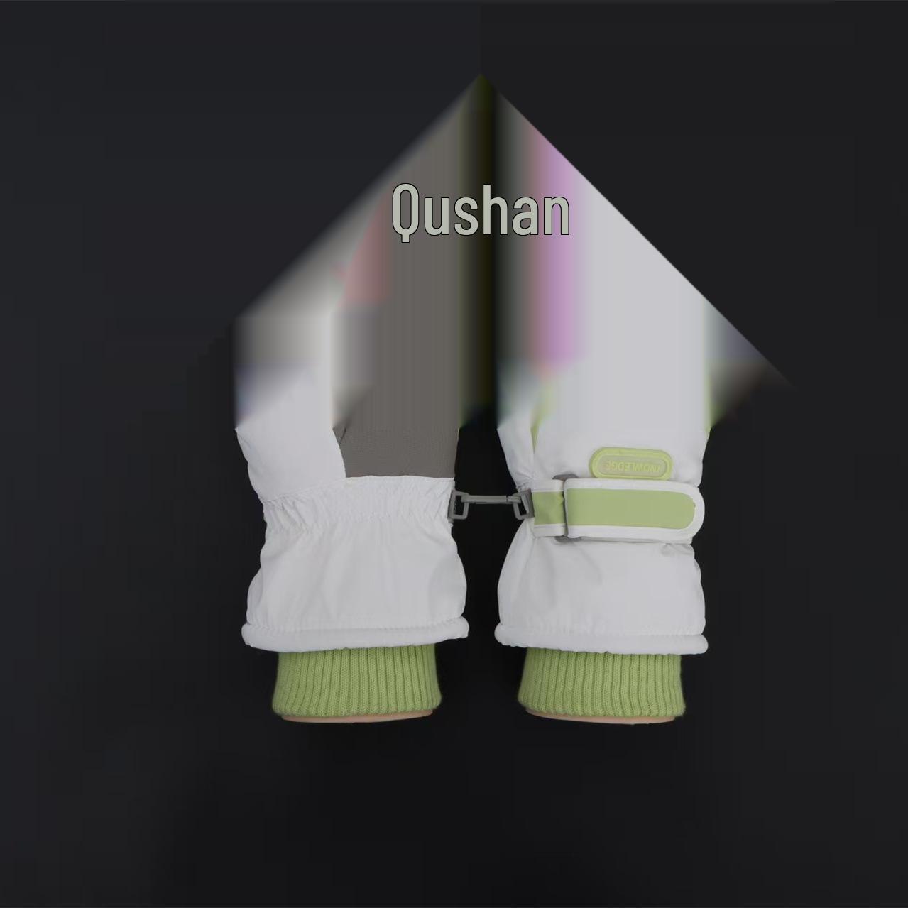 Waterproof Velvet-Lined Winter Cycling Gloves with Touchscreen Capability One Size