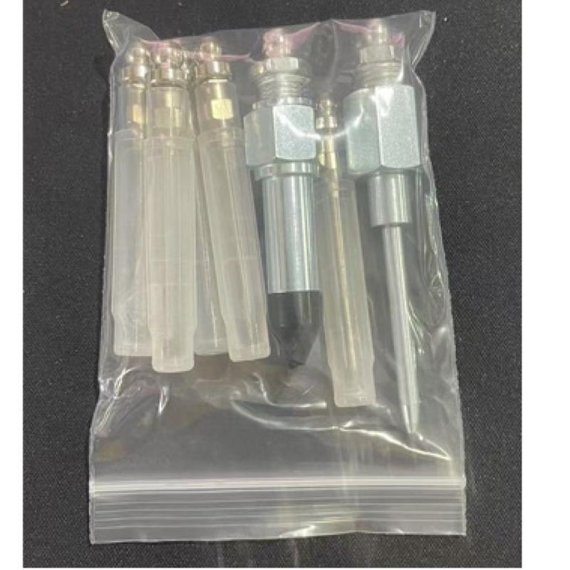7Pcs Steel Repair Tool Greasegun Needle Accessory Set Grease Needle Dispenser Grease Tip High Pressure Needle Grease Nozzle