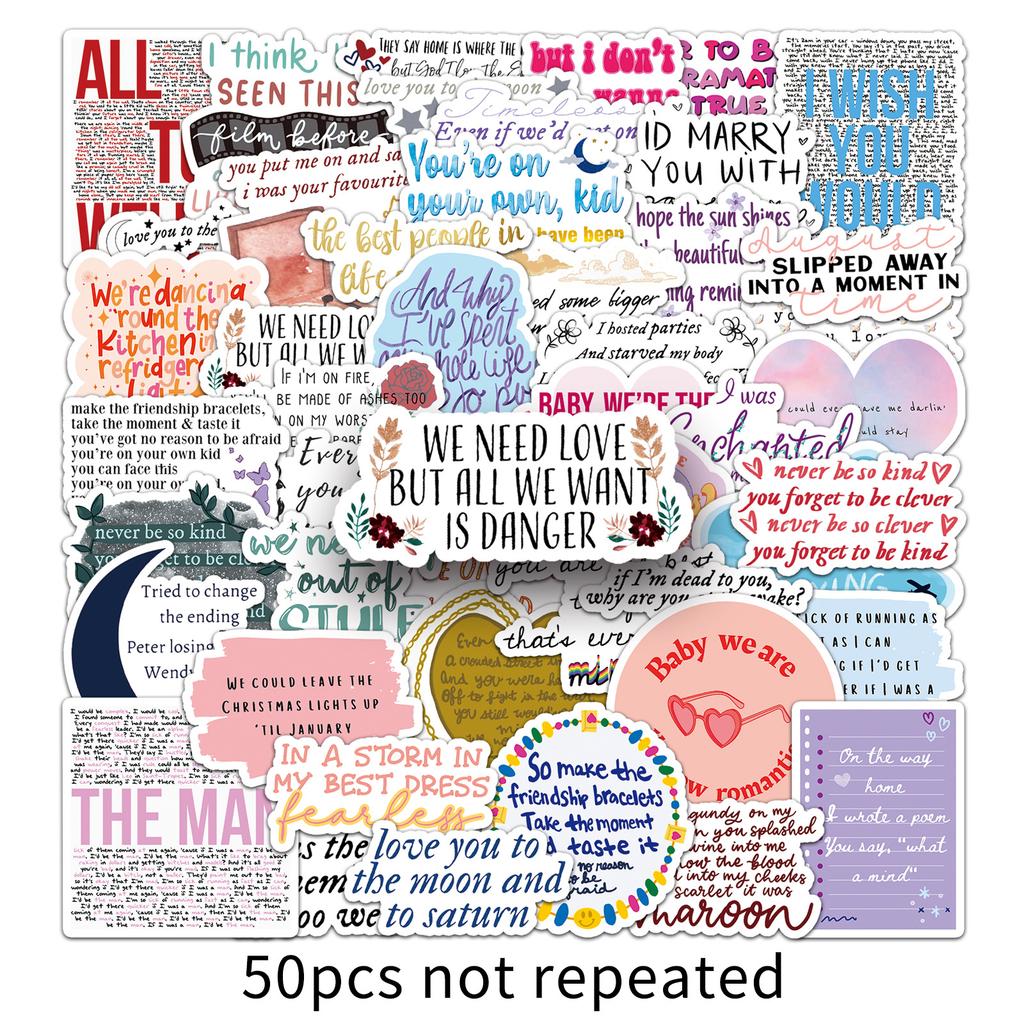 Fun Sticker Pack For Water Bottles, Luggage, Laptop, And Phone Case Decoratio