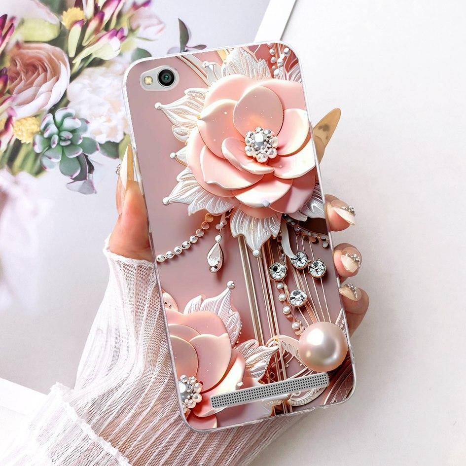 For Cover Xiaomi Redmi 4A 5A 4 4X Go Phone Case Popular Butterfly Flower Soft Slim Silicone Back Cover For Redmi4a Redmi4x Shell