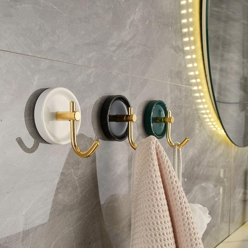Multi-purpose Wall Hooks Door Keys Cloth Coat Hook Bathroom Towel Robe Hanger Hook Adhesive Kitchen Rack Shelf Bag Hook