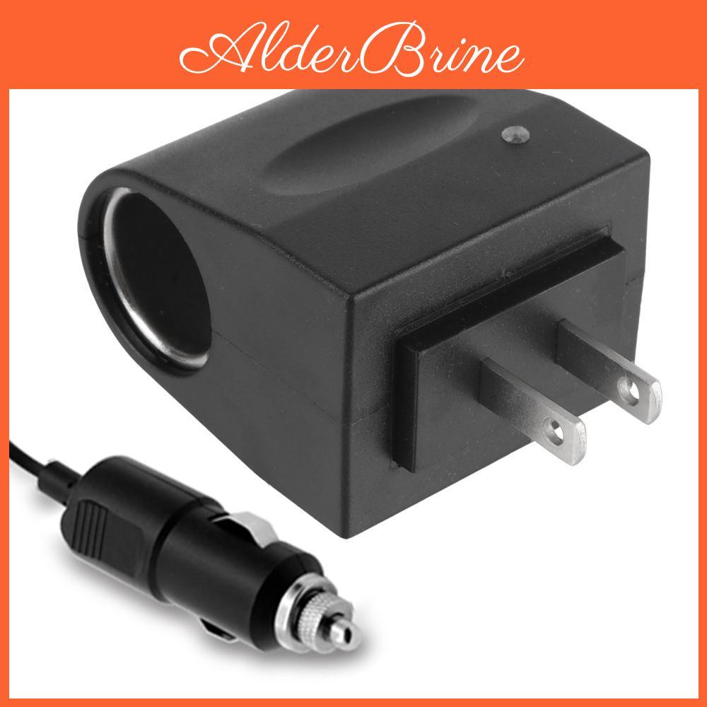 To Ac 220v Dc 12v Car Cigarette Lighter Adapter Converter Eu Us Plug Interior Parts Auto Accessories