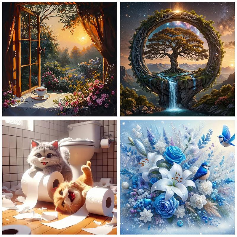 D Diy Diamond Paintings Kits New Accessories X Cm Wall Art Diamond Art Painting Kits Embroidery Full Crystal Mosaic