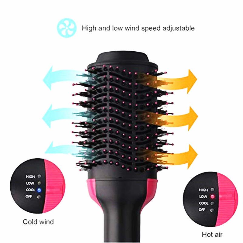 High-Power 2-in-1 Ionic Hair Dryer & Styler Comb