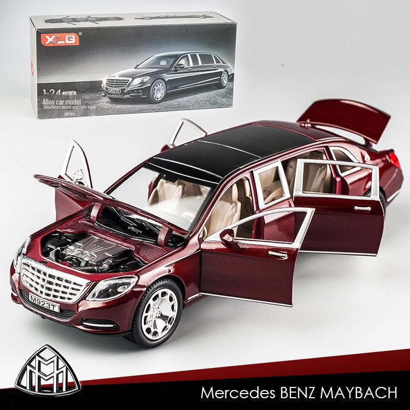 

1:24 Металева модель автомобіля Mercedes-Benz Maybach S600 Іграшка для хлопчиків – Висококласна прикраса