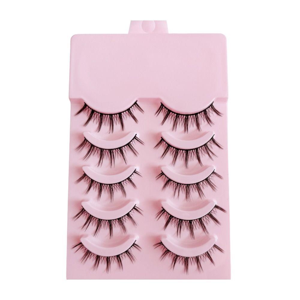 5/10 Pairs Soft False Eyelash Extension Dramatic Mink Eyelashes Beauty Faux Cils  Eyelash Extension