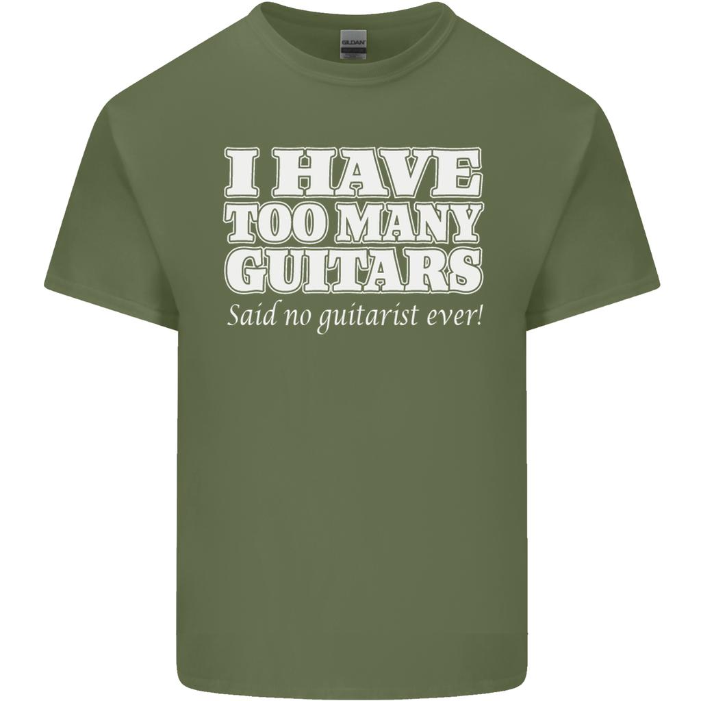 I Have Too Unisexy Guitars Said No Guitarist Ever Unisexs Light Cotton TShirt