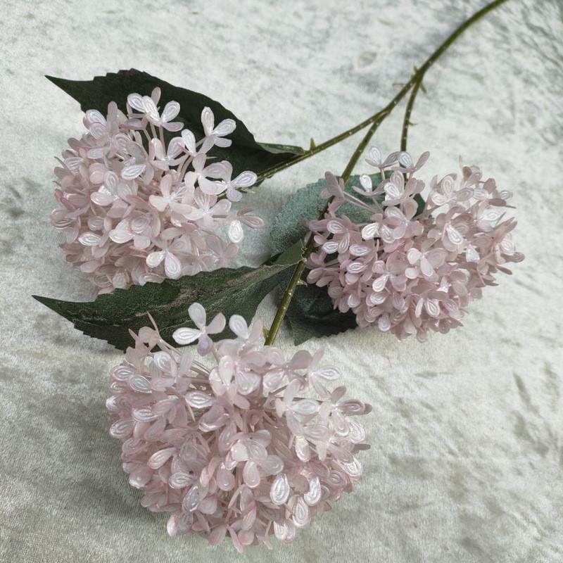 Artificial Snowball Hydrangea Stems Multibranch For Wedding Home Decor Gift