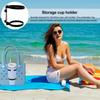 Cup Holder For Bogg Bag Adjustable Plastic Water Bottle Holder For Beach Tote Bag 30/40 Ounces Plug-in Drink Holder