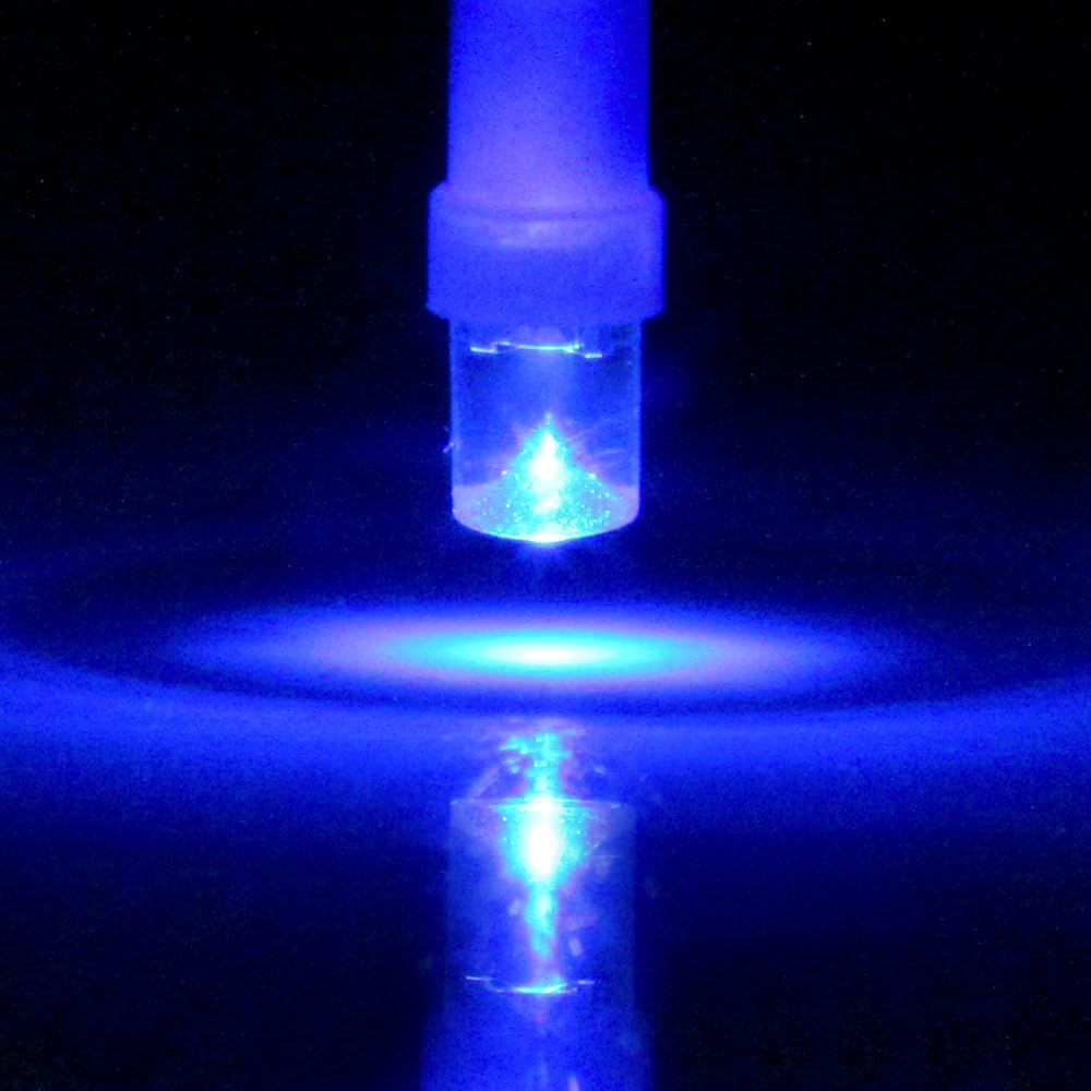 Cciyu 10 Pack Blue T5 74 73 Instrument Cluster Panel Gauge Dash LED Bulb Light 17 57 37 T5 Diode Led Bulbs Replacement Fit for Dashboard Gauge Light