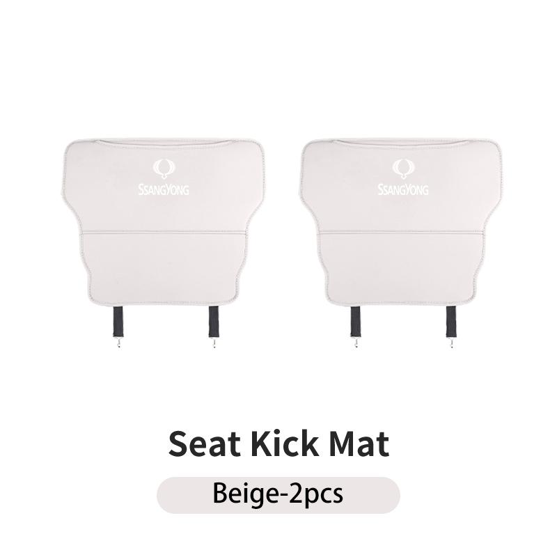 

Car Seat Anti-Kick Pad Seatback Storage Protector Cover Accessories For SsangYong Actyon Korando Rexton Kyron Rodius Tivoli Muss