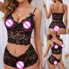 Fun Lingerie, Sexy Women's Lace, Mesh Embroidery, Fun Clothes, Cute Women's Fun Set